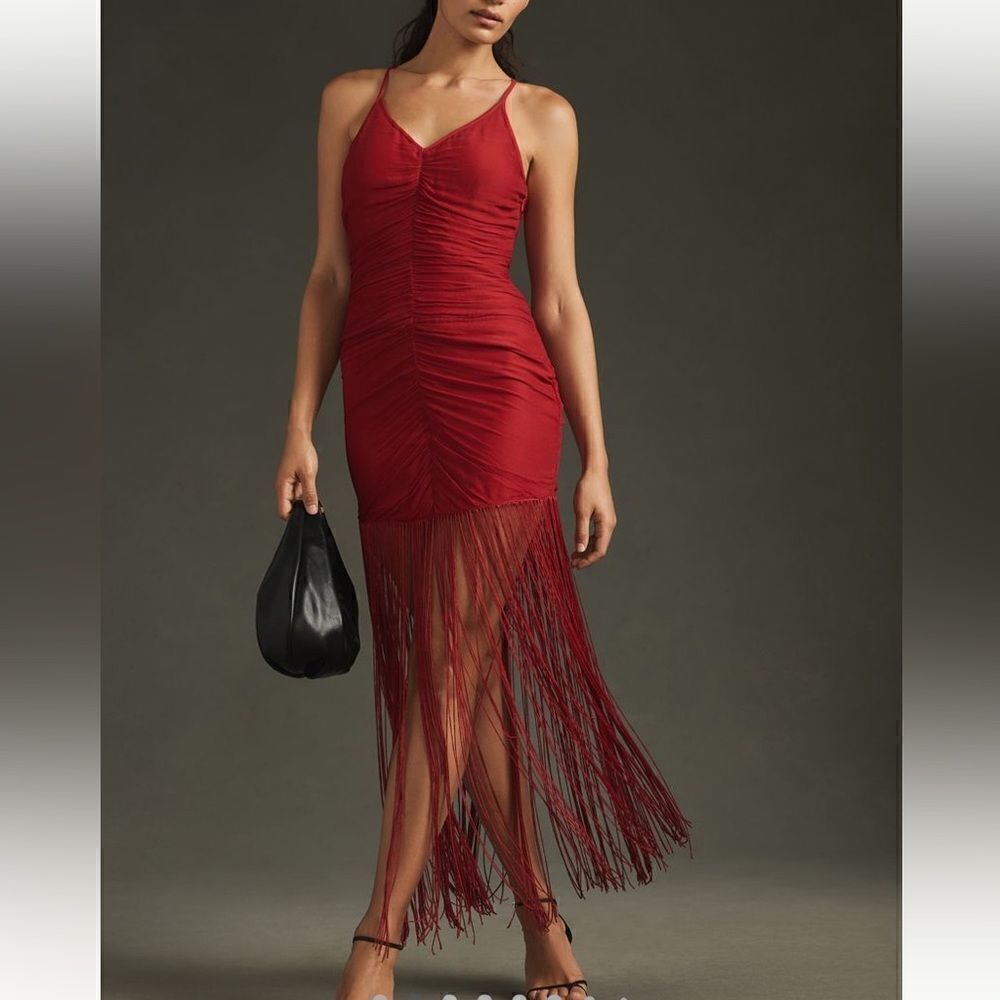 Vineet Bahl Fringe Dress